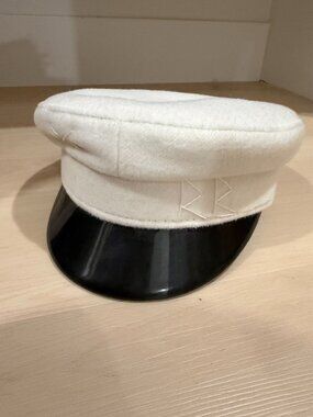 Ruslan Baginskiy White Baker Boy Hat – Chic Parisian Style, Brand New